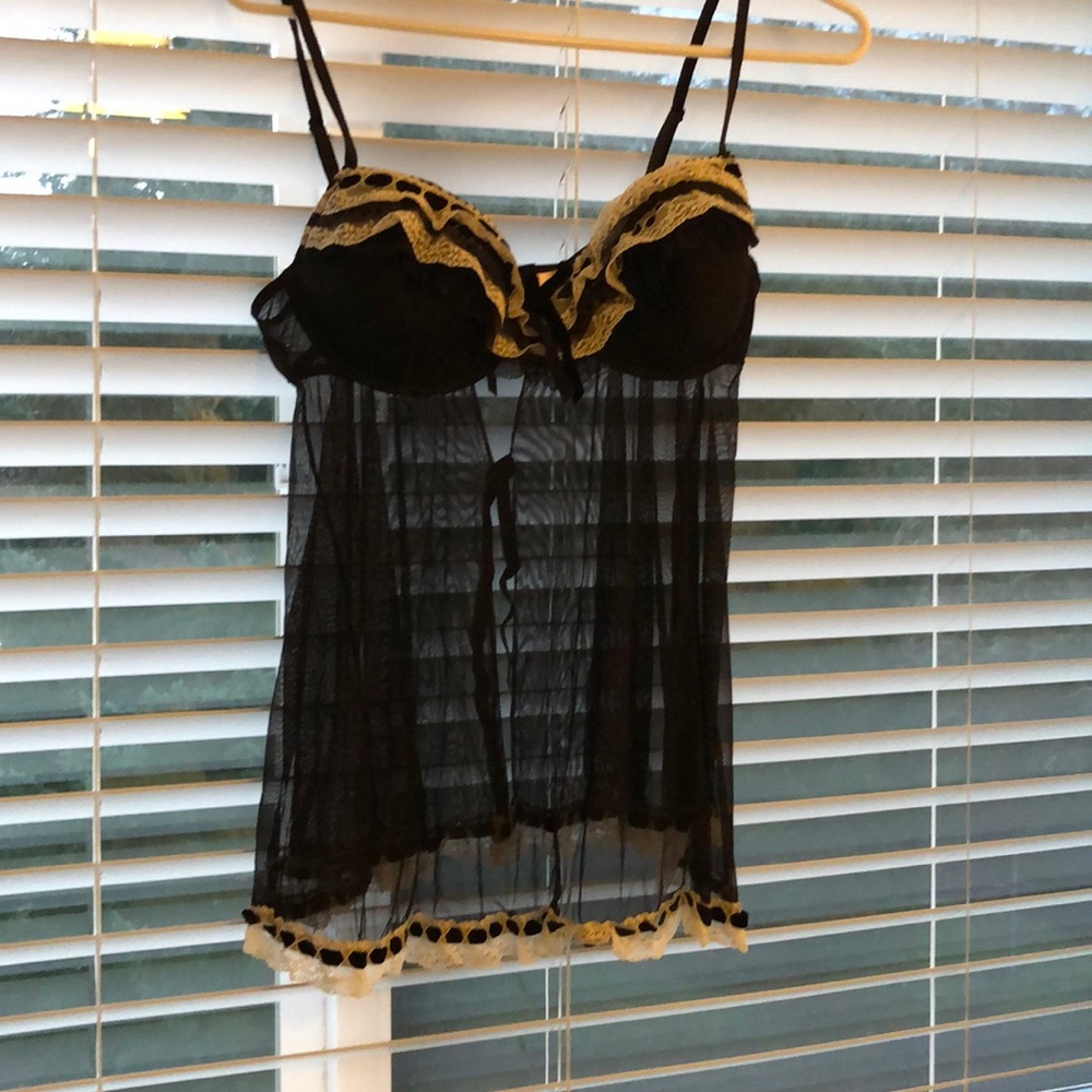 Black nightie/panties